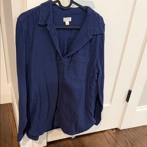 J. Crew Double-gauze button-up shirt